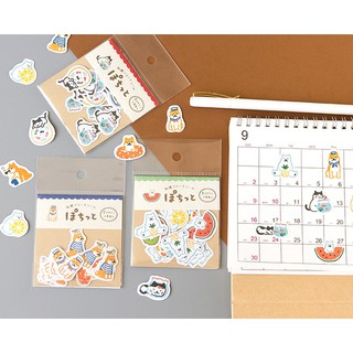 สติ๊กเกอร์กระดาษ ลายแมวเหมียว