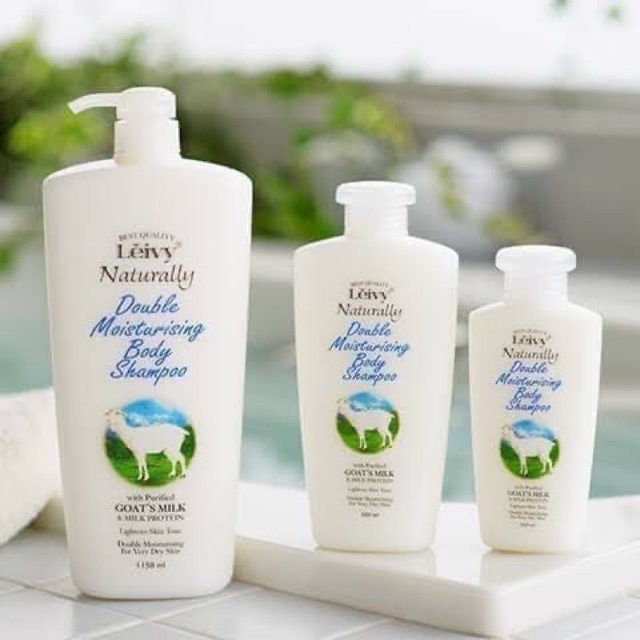 Leivy Naturally Double Moisturising Shower Cream - GOAT's MILK