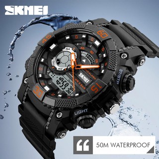 SKMEI 1228 นาฬิกาข้อมือ นาฬิกาสปอร์ต นาฬิกากีฬา ระบบดิจิตอล กันน้ำ ของแท้ 100%