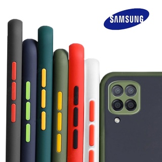 เคสขอบสี เคส กันกระแทก Samsung Galaxy A12 A02s M14 M12 M51 M31 M11 A51 A71 A11 A31 A02 M02 5G 4G