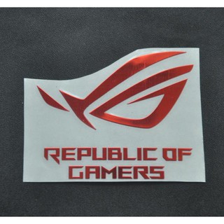 [Super Exquisite Metal Sticker] ASUS ASUS ROG Player Country Metal Sticker Gold Worship Eyes Notebook Tablet PC Case Metal Sticker