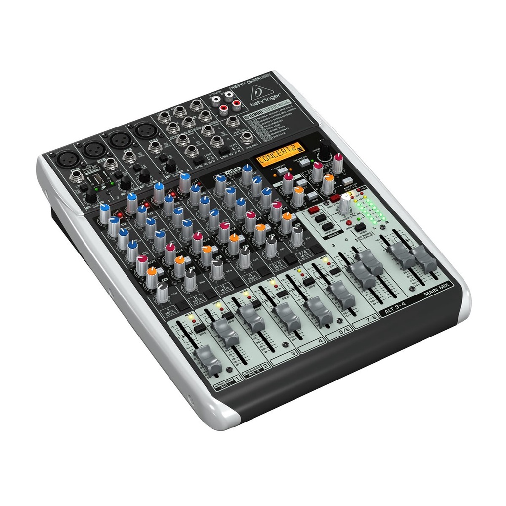 Behringer Xenyx QX1204USB *ของแท้รับประกัน 1ปี* USB มิกเซอร์/ออดิโออินเตอร์เฟส, 12-Input 2/2-Bus, KL