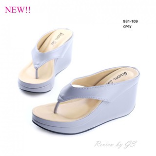 SHOES-DOODEE 	รองเท้าเตารีดสไตล์หนีบลำลอง งานหนังพียูเนื้อนิ่ม	981-109B5-GRY	สีเทา