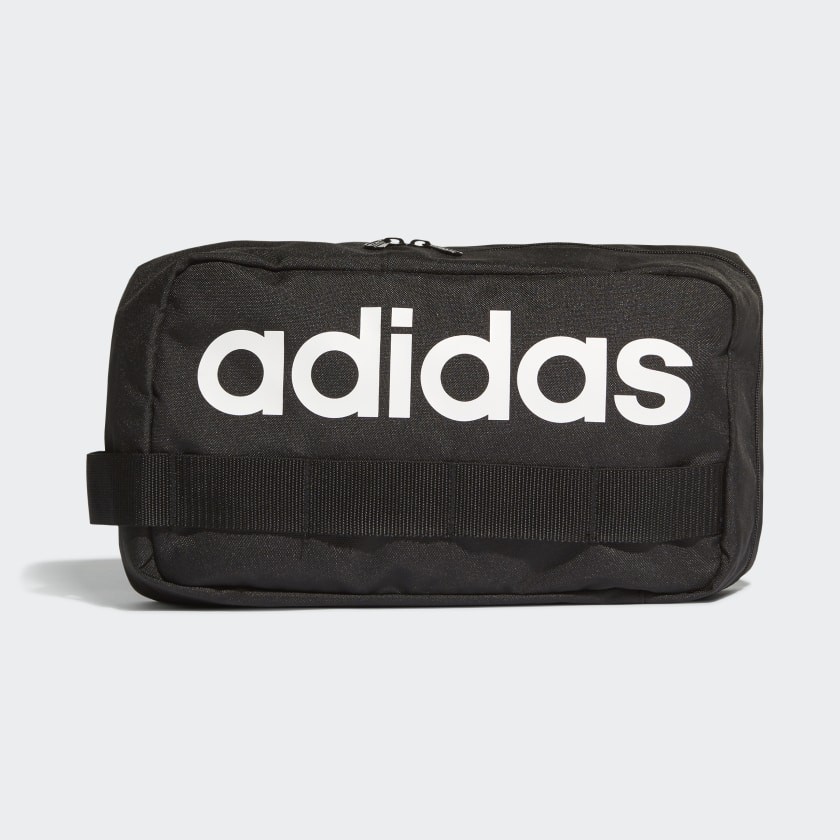 Adidas กระเป๋าสะพายข้าง Linear Core | Black/Black/White ( DT4823 )