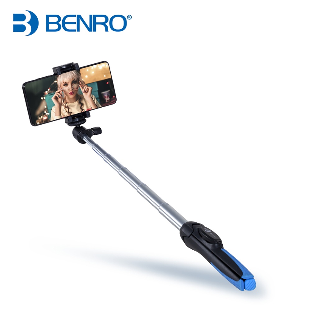BENRO MK10P MK10Ⅱ Mini Tripod Selfie Stick Desktop Phone Stand MobiePhone Holder Bluetooth Remote Co