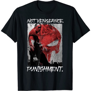 เสื้อยืด ผ้าฝ้าย พิมพ์ลายกราฟฟิค dtf Marvel The Punisher Not Vengeance Skull สําหรับผู้ชาย