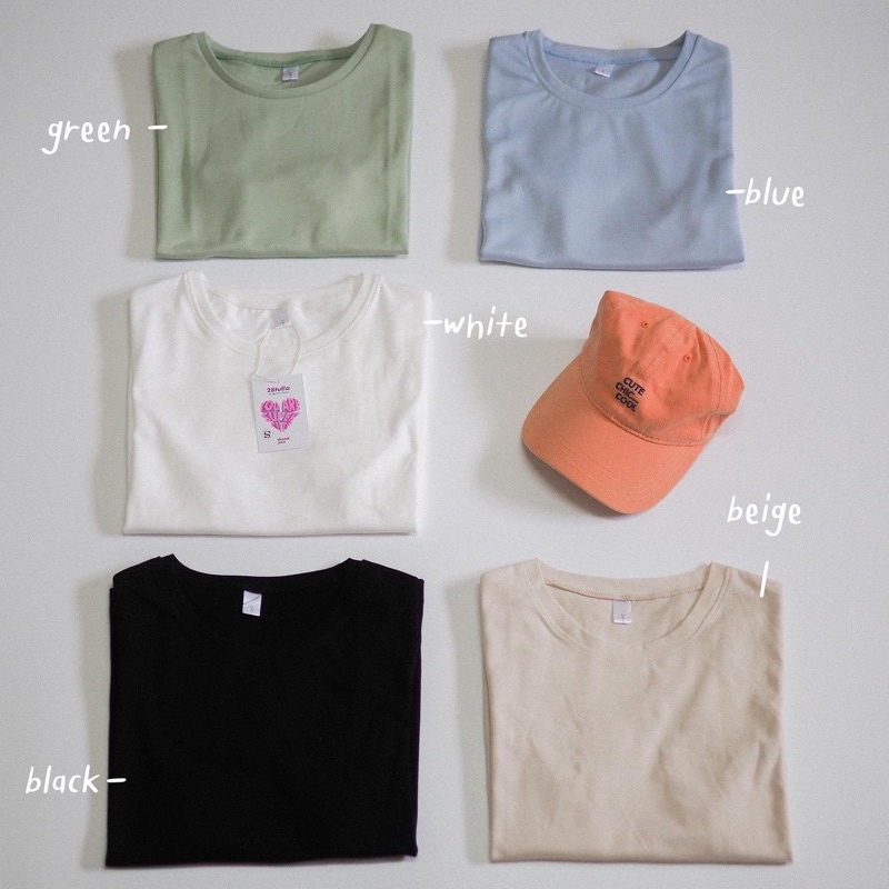 (ลดล้างสต็อก50%) 🐠 28top69 / เสื้อยืดคอกลม Basic shirt🐠