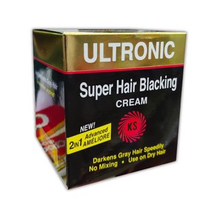 Ultronic Super Hair Blacking Cream 28g ครีมปิดผมขาว