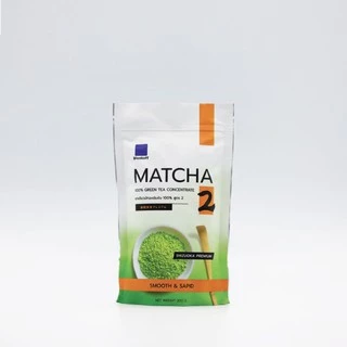 มีสินค้าพร้อมส่ง Bluekoff ผงชาเขียวมัทฉะ เข้มข้น เกรดพรีเมี่ยม Matcha Greentea Premium สูตร 2 (1ถุง บรรจุ 200 g.)