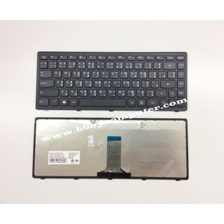 LENOVO Keyboard คีย์บอร์ด LENOVO G400S G405S G410S S410P Z410 Flex 14 ( รุ่นนี้มีสองแบบแกะเทียบสายแพรด้วยนะครับ) ไทย- อั