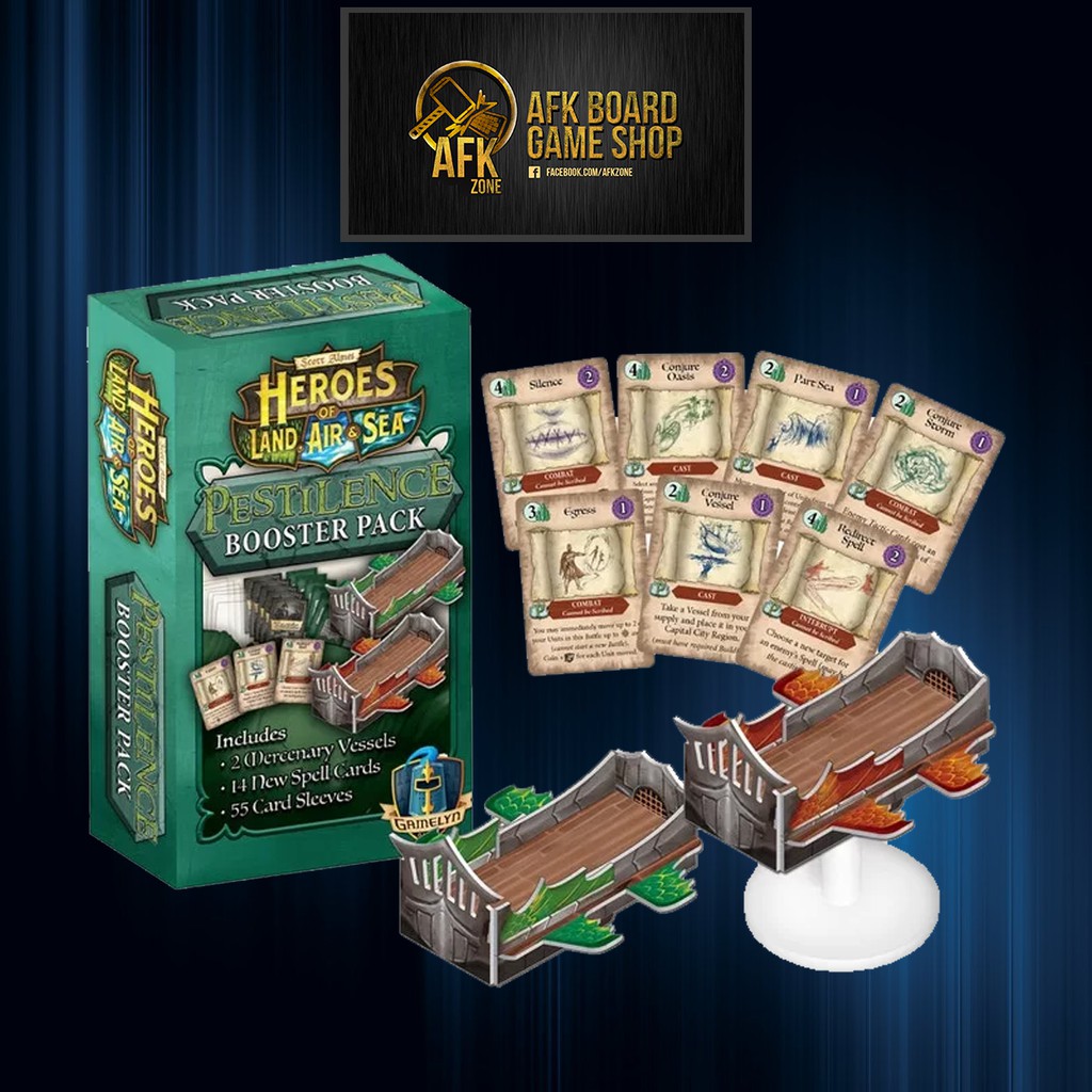 Heroes of Land Air & Sea Pestilence Booster Pack - Board Game - บอร์ดเกม