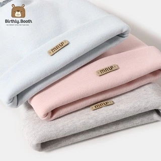 หมวกเด็กแรกเกิด 0-6 เดือน รุ่นหนา ใส่หน้าหนาว นิ่มมาก [พร้อมส่ง] หมวกเด็กอ่อนแบบหนา เกรดนิ่มมาก