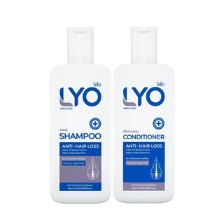 (แชมพู + ครีมนวด) LYO SHAMPOO+LYO CONDITIONER ไลโอ ผลิตภัณฑ์แชมพู+ครีมนวดผม (พร้อมส่ง)