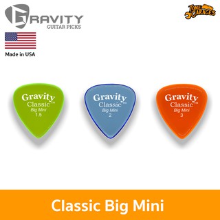 ปิ๊กกีต้าร์ Gravity Picks Classic Big Mini ปิ๊กอะคริลิคขัดขอบเรียบ ของแท้ (หลายขนาด)