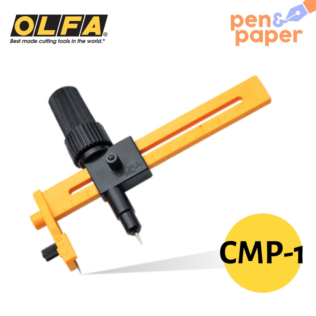 คัตเตอร์วงเวียน คัตเตอร์ OLFA ตัดวงกลม รุ่น CMP-1 มีดคัตเตอร์ คัตเตอร์วงกลม Olfa CMP-1 Compass Cutte