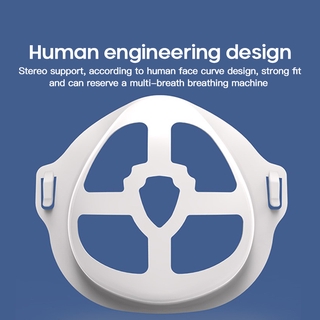 5 ชิ้นล้างท โครงหน้ากากอนามัย ตัวช่วยเพิ่มอากาศ เมื่อสวมหน้ากากอนามัย โครงหน้ากากอนามัย ประหยัดหน้ากากอนามัย