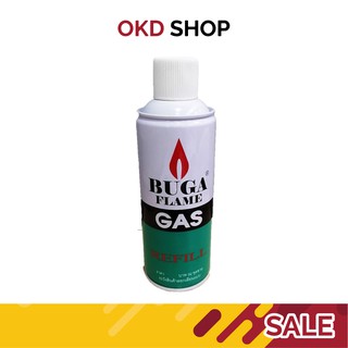 BUGA FLAME GAS แก๊สกระป๋อง เติมไฟแช็ค 375 ml