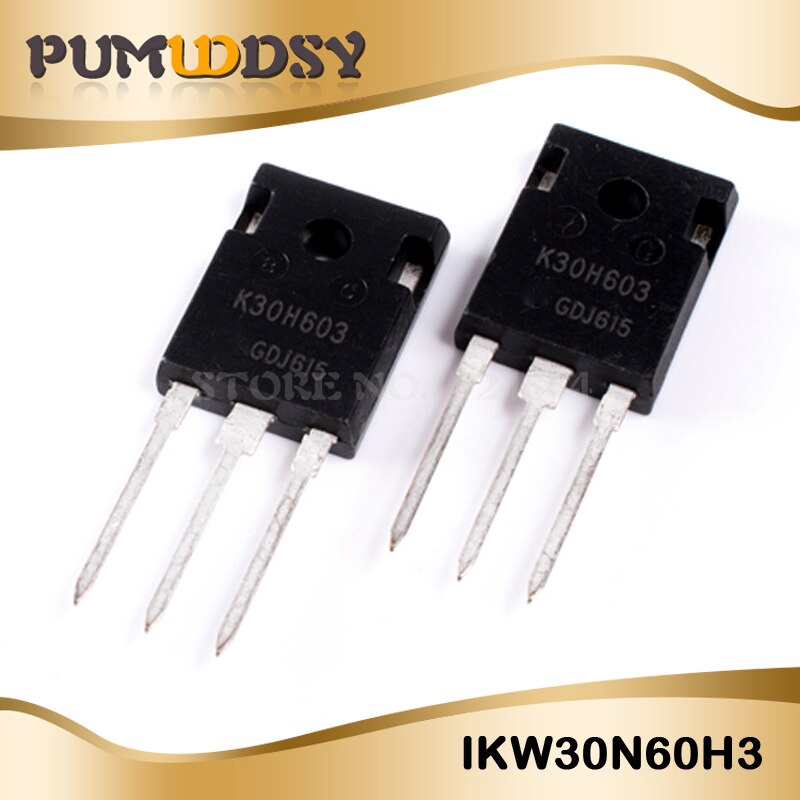 5pcs IKW30N60H3 K30H603 TO-247 IKW30N60 IGBT ทรานซิสเตอร์ 600V 30A 187W ใหม่
