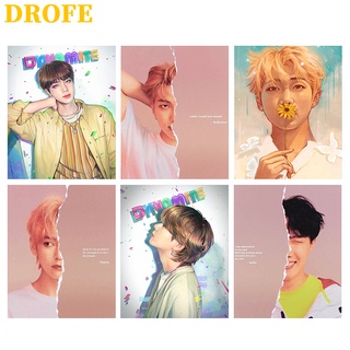 Drofe 【40X50 ซม.】 ~ Bts ~ ภาพวาดสีน้ํามันรูปสีน้ํามัน/คู่มือการใช้งาน/สีน้ํามันดิจิตอล