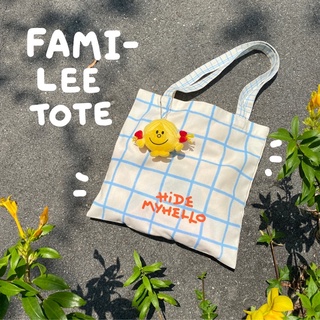 HIDEMYHELLO - กระเป๋าผ้า Familee tote bag