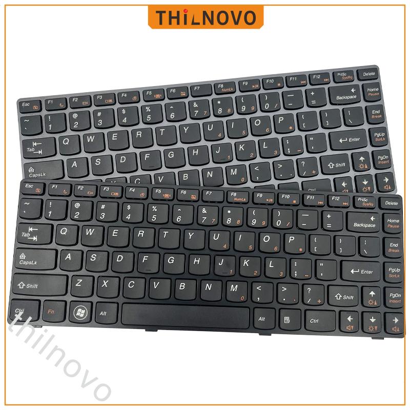 คีย์บอร์ดโน้ตบุ๊ก สําหรับ Lenovo G470 G480 G400 G460 Y450 Z460 Y470 Y430 E43