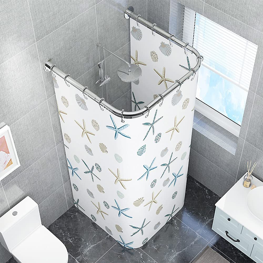 แนะนำ ผ้าม่าน ผ้าม่านห้องน้ำ ม่านห้องน้ำ ขนาดใหญ่ 180X180cm มีห่วงตะขอ12ตัว ม่านอาบน้ำพลาสติก กันน้ำ bath curtain_buildmaster ราคาพิเศษ มีเก็บเงินปลายทาง