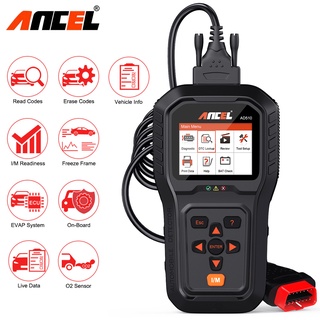 เครื่องสแกนเนอร์วินิจฉัยเครื่องยนต์ Ancel Ad510 Pro Obd2 Obd2 สําหรับรถยนต์