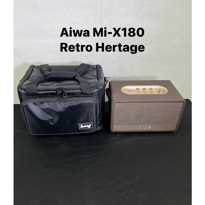 กระเป๋าใส่ลำโพง Aiwa Mi-X180 RETRO HERITAGE แบบผ้า ใส่ได้พอดี( B7)