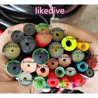 [stock] 1meter/1.5meter Spearfishing Rubber Speargun Rubber Sling Band Tubes Nature Pure Latex Bands for Fishing 3mm×10mm 3mm×12mm 3mmx14mm 3mmx16mm 2.5mmx16mm 3mmx18mm 2mmx14mm 5mmx10mm 3mmx6mm 6mmx10mm 6mmx9mm 2.5mmx14mm 2mmx16mm