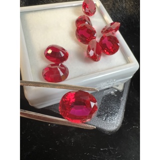 Created Ruby 10x12mm weight  carats 6  1 pieces