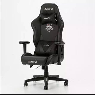 Autofull AF 050 Gaming Chair เก้าอี้เกมมิ่ง (รับประกันช่วงล่าง 1 ปี) - (Black)