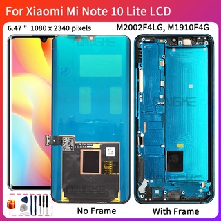 แผงหน้าจอสัมผัส LCD สําหรับ Xiaomi Mi Note 10 Lite