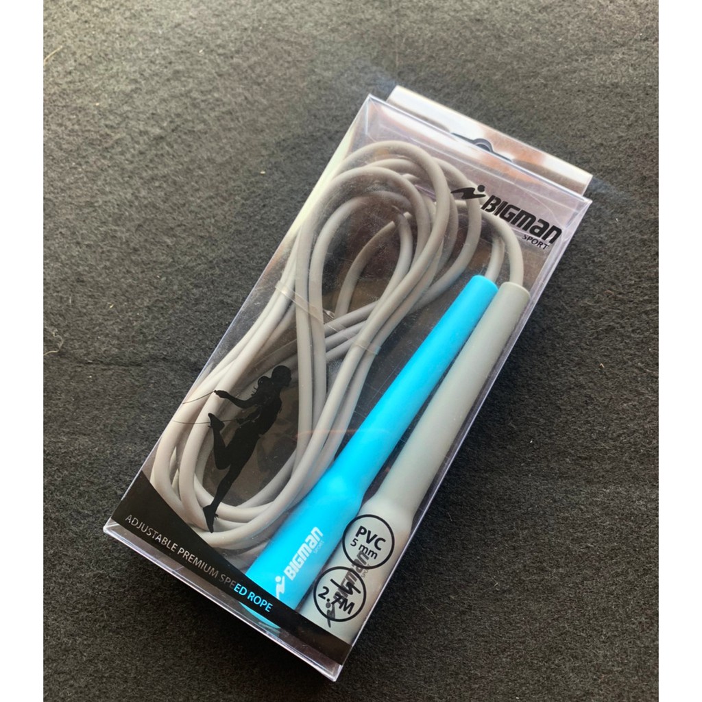 เชือกกระโดด BIGMAN แบบ Speed Rope PVC 5 มม.