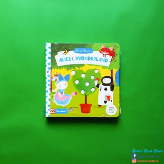 First Stories: Alice in Wonderland 🎩❤ หนังสือเด็ก บอร์ดบุ๊คพร้อมกิจกรรม ภาษาอังกฤษ