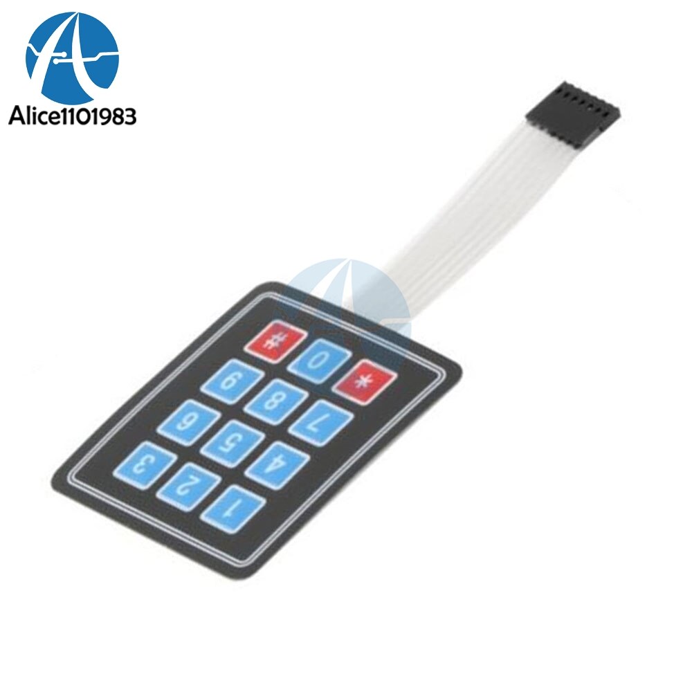 Matrix Array Matrix แป้นพิมพ์เมมเบรน LED สวิทช์ปุ่มกดโมดูล สําหรับ Arduino Matrix บอร์ดคีย์บอร์ด ราคา ถูกที่สุด ดีลบีเคเค แกลเลอรีภาพที่ 7