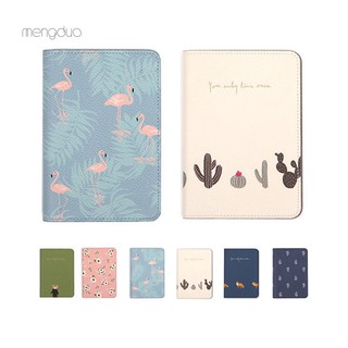 Md❀กระเป๋าสตางค์ กระเป๋าเก็บบัตรเครดิต หนังสือเดินทาง รูปสัตว์ ดอกไม้สด