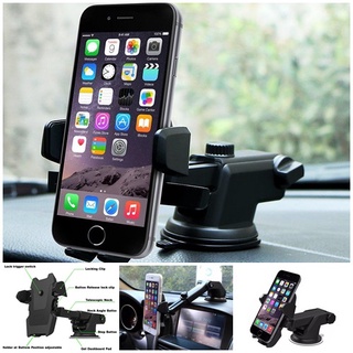 ที่วางโทรศัพท์ในรถ Car Holder รุ่น Q-2 ที่ยึดมือถือในรถ ยึดได้ทั้งกระจกและคอนโซล