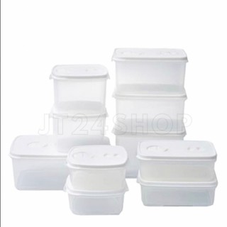ชุดกล่องถนอมอาหารเข้าไมโครเวฟ กล่องอาหารแช่แข็งได้ กล่องอาหาร 10 กล่อง