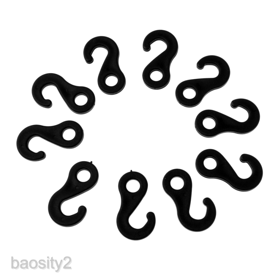 ตะขอพลาสติกสำหรับตั้งแคมป์ 10 ชิ้น #8