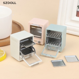 [cxSZDOLL]  1:12 Dollhouse Mini Vertical Oven Microwave Kitchen Baking Dish Model Doll Decor  DOM