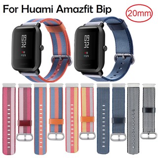 สาย Amazfit bip u /Amazfit GTS / สายนาฬิกา Amazfit GTS 2 / Amazfit GTS 2e / Amazfit GTS 2 mini / Amazfit BIP/ Amazfit BIP lite / Amazfit pop pro Amazfit bip S / Amazfit GTR 42MM Nylon Amazfit bip u Strap Wristband