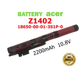 ACER แบตเตอรี่ Z1402 ของแท้ 18650-00-01-3S1P-0 (สำหรับ Aspire One 14 Z1402) ACER Battery Notebook เอเซอร์