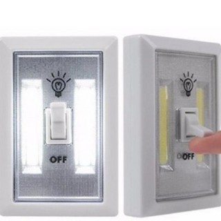 ไฟติดผนัง พร้อมสวิตเปิด/ปิด ไม่ต้องเดินสาย ติดทางเดิน ตู้เสื้อผ้า ฯ 200 Lumens LED Wireless Light Switch