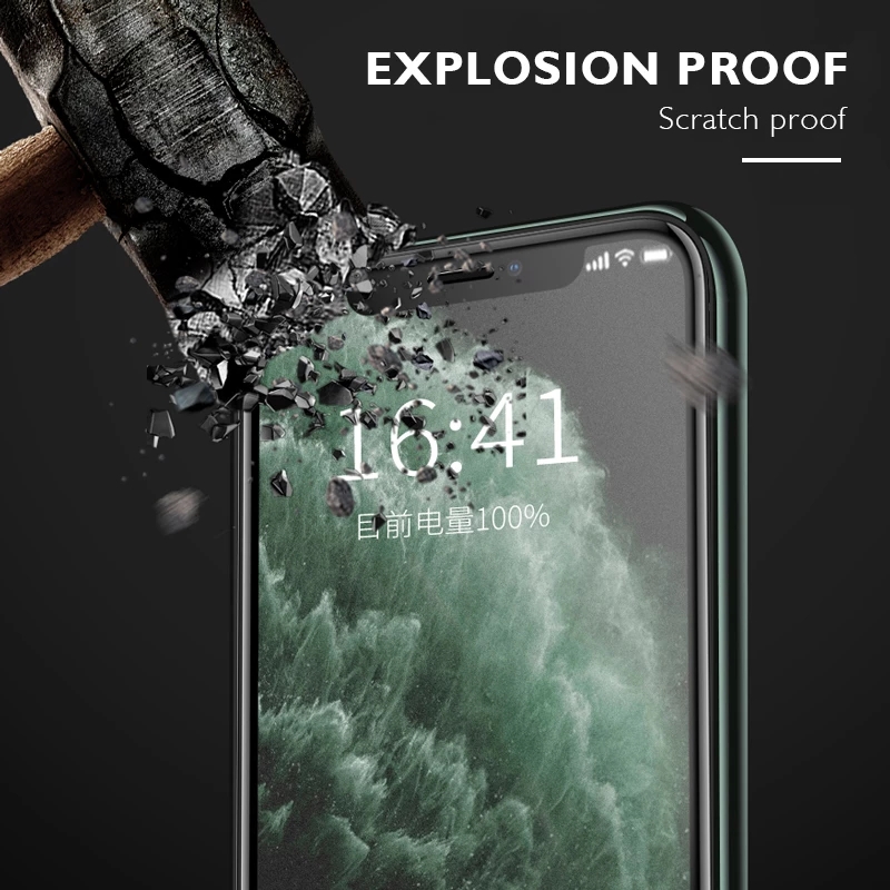 ฟีล์มกระจกนิรภัยกันรอยหน้าจอ 3 D สําหรับ Iphone12 Pro 12Pro Max #8