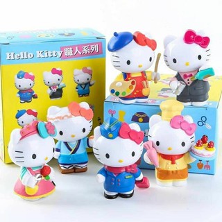 โมเดล Hello Kitty ใส่ชุดอาชีพ