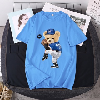 BK-492-SHORT เสื้อยืดแขนสั้นพร้อมส่ง 3สี ลายการ์ตูน ขายดีตามเทรนต์ ลายน่ารัก สีสันสดใส่น่ารัก ใส่ได้ทั้งหญิงและชาย