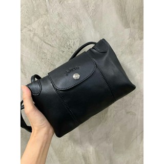 Longchamp Le Pliage Cuir Crossbody Bagเเท้💯outlet