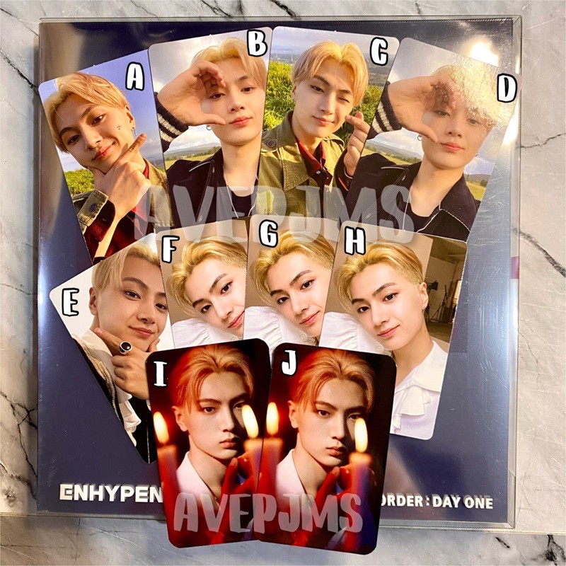 อัลบั้ม Enhypen The Border Day One Dusk & Dawn เวอร์ชั่น Sunghoon Jay Official photocard