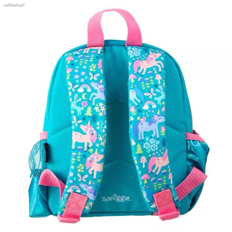 จัดส่งจากกรุงเทพฯ ส่งตรงจุดของแท้👍กระเป๋าเป้ Smiggle Preschool Kindergarten Backpack Bag Teeny Tiny