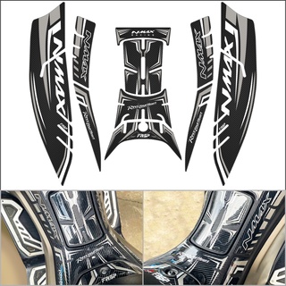 Yamaha Nmax 2020 v2 2021 แผ่นรองถังน้ำมันรถมอเตอร์ไซค์ Carbon Fiber Fuel TankPad Decal